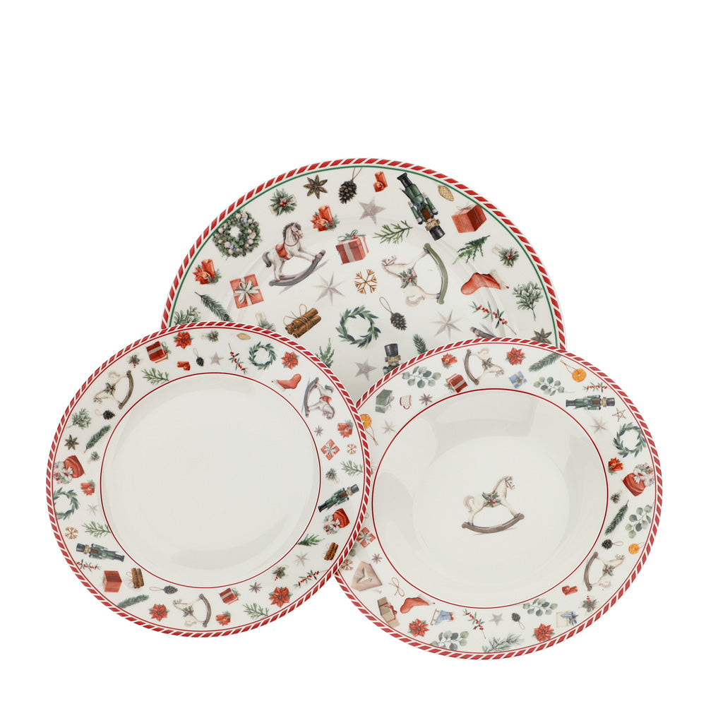 set 18 pz piatti