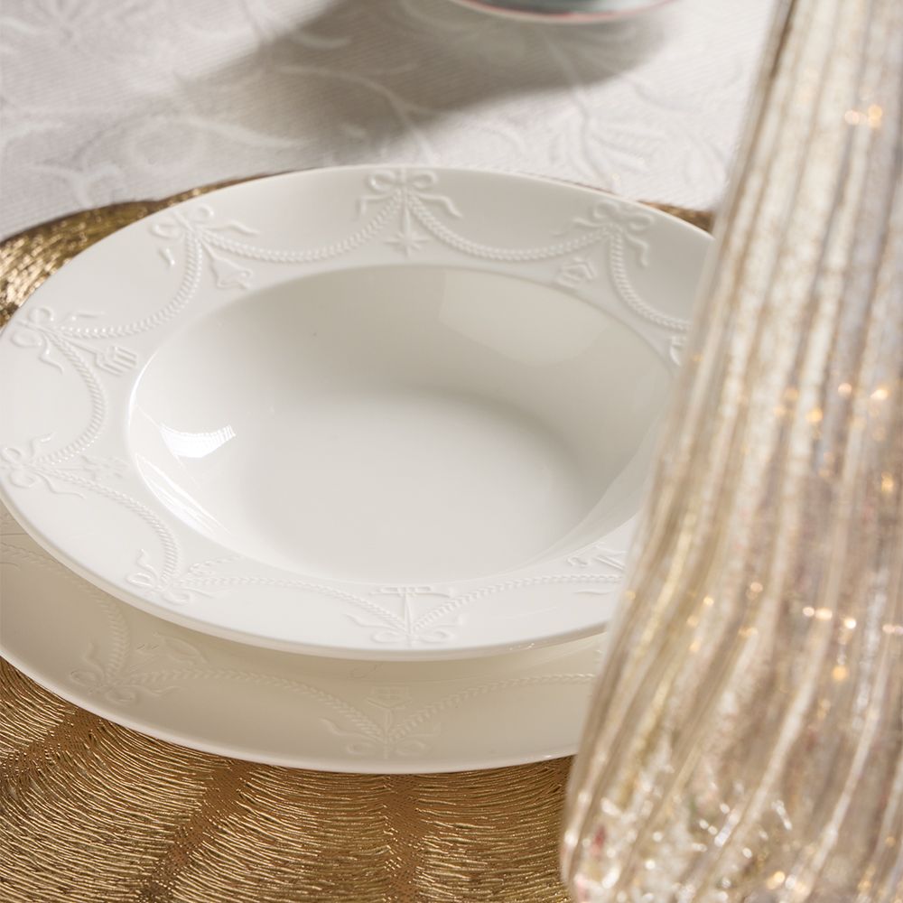 set di piatti natalizio