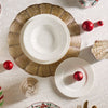 set di piatti natalizio