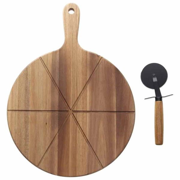 tagliere e rotella taglia pizza