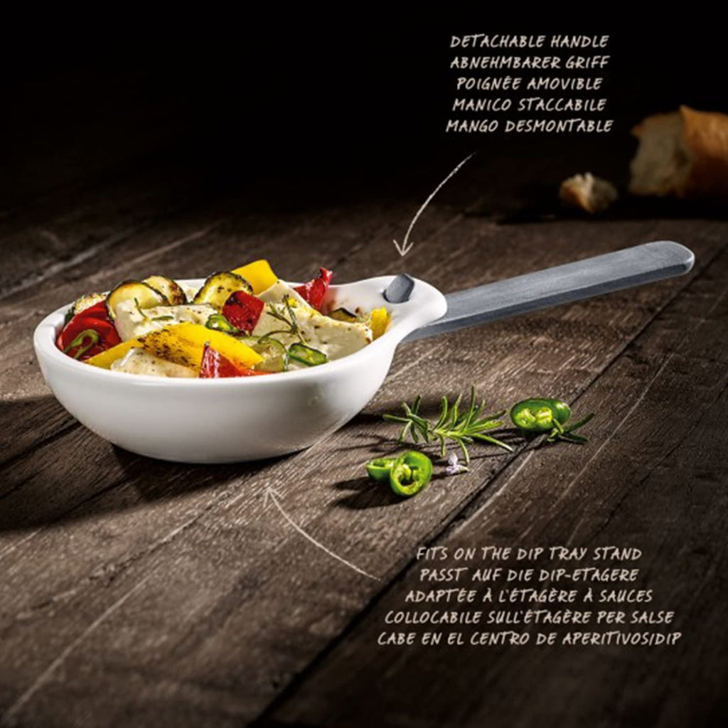 bistecchiera con manico