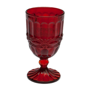 bicchiere rosso a calice